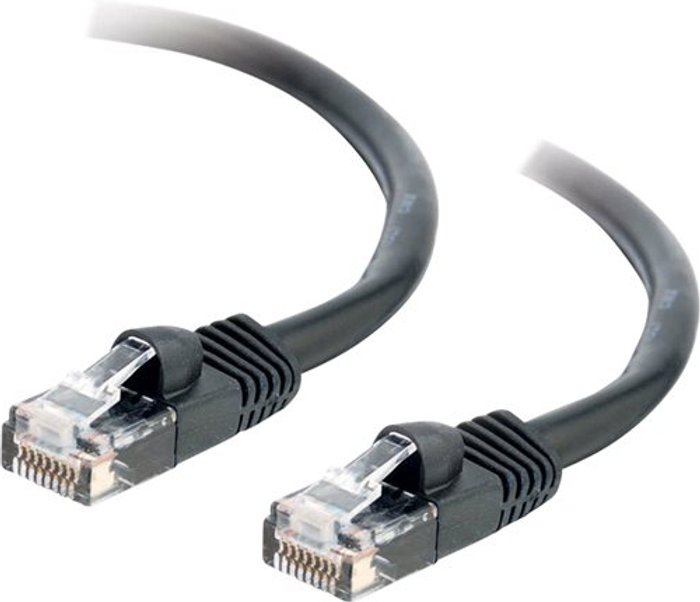 Currys Business | CABLES TO GO C2G Cat5e Booted Unshielded (UTP) Network Patch Cable - patch cable - 2 m - black CABLES TO GO C2G Cat5e Booted Unshielded (UTP) Network Patch Cable - patch cable - 2 m - black