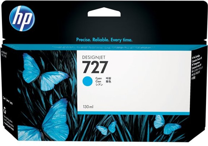 Currys Business | HP HP 727 - cyan - original - DesignJet - ink cartridge HP HP 727 - cyan - original - DesignJet - ink cartridge