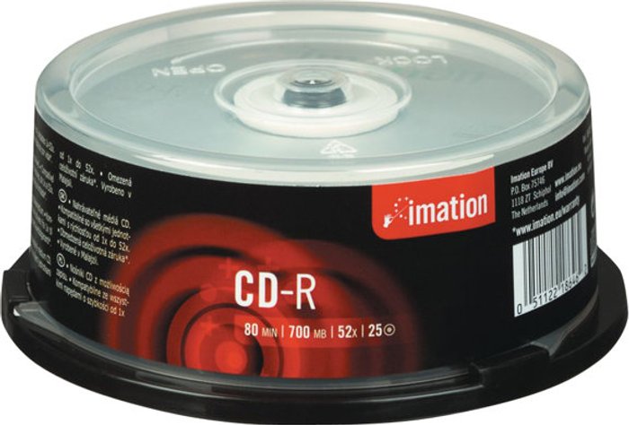 Currys Business | Imation Imation - CD-R x 25 - 700 MB - storage media Imation Imation - CD-R x 25 - 700 MB - storage media