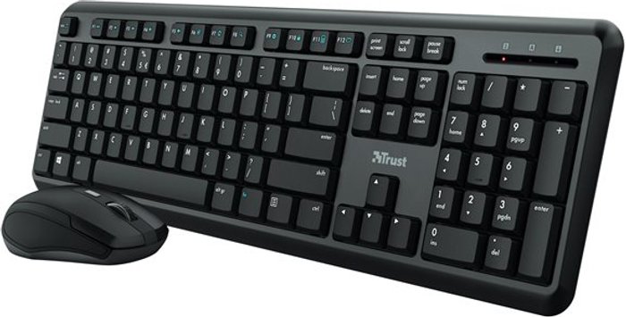 Currys Business | Trust TRUST Ody Wireless Keyboard & Mouse Set Trust TRUST Ody Wireless Keyboard & Mouse Set