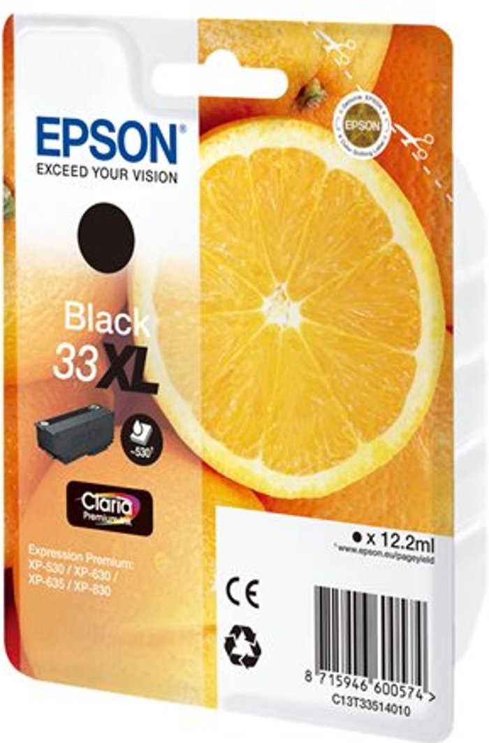 Currys Business | Epson Epson 33 - high capacity - black - original - ink cartridge Epson Epson 33 - high capacity - black - original - ink cartridge