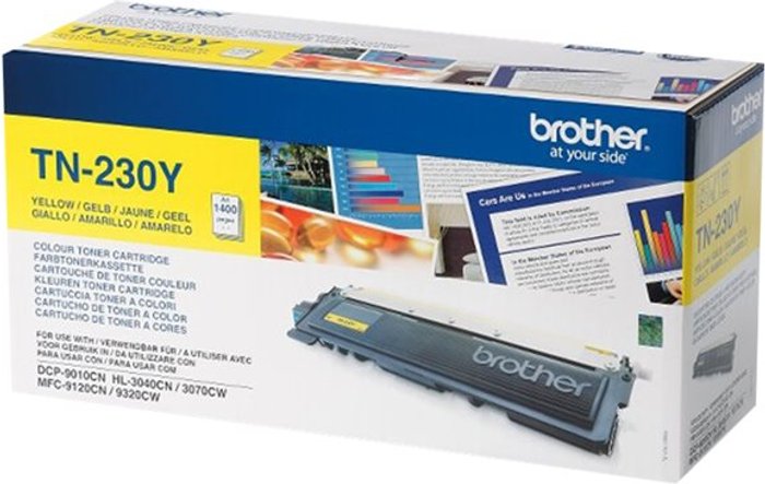 Currys Business | Brother Brother TN230Y - yellow - original - toner cartridge Brother Brother TN230Y - yellow - original - toner cartridge