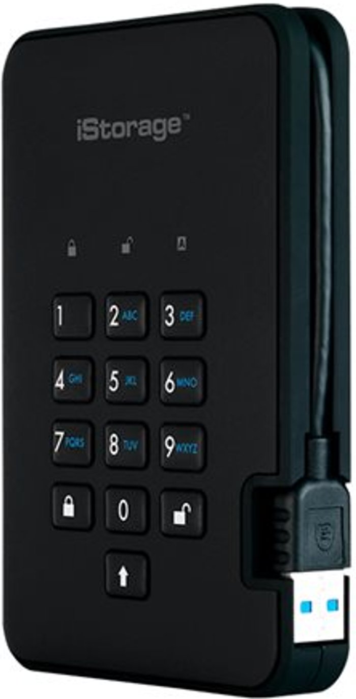 Currys Business | ISTORAGE iStorage diskAshur² - hard drive - 2 TB - USB 3.1 Gen 1 - TAA Compliant ISTORAGE iStorage diskAshur² - hard drive - 2 TB - USB 3.1 Gen 1 - TAA Compliant