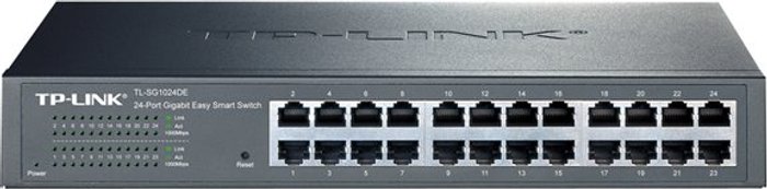 Currys Business | TP-Link TP-LINK TL-SG1024D Network Switch - 24 port, Black TP-Link TP-LINK TL-SG1024D Network Switch - 24 port, Black