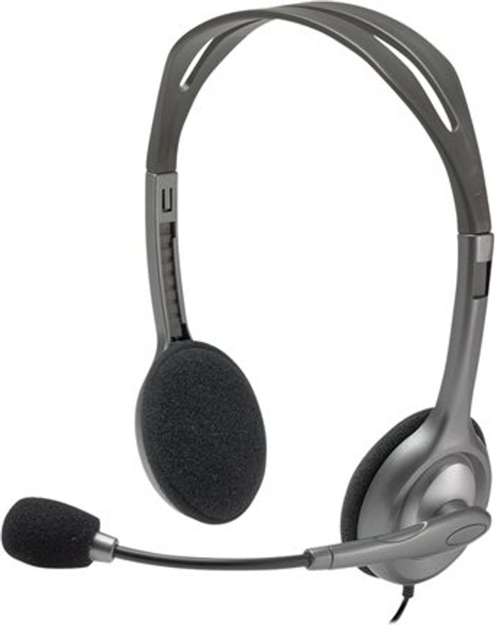 Currys Business | Logitech Logitech H110 Headset (1.8m cable length, 3.5mm audio out) 981-000271 Logitech Logitech H110 Headset (1.8m cable length, 3.5mm audio out) 981-000271