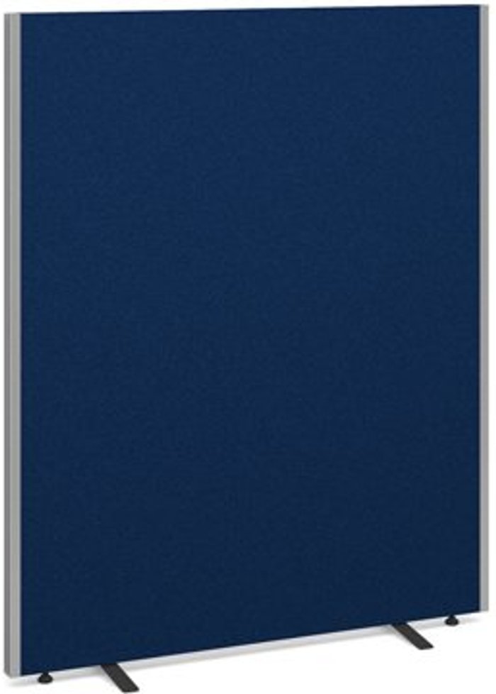 Office Monster | Dams Floor standing fabric screen 1500mm high x 1200mm wide - blue Dams Floor standing fabric screen 1500mm high x 1200mm wide - blue