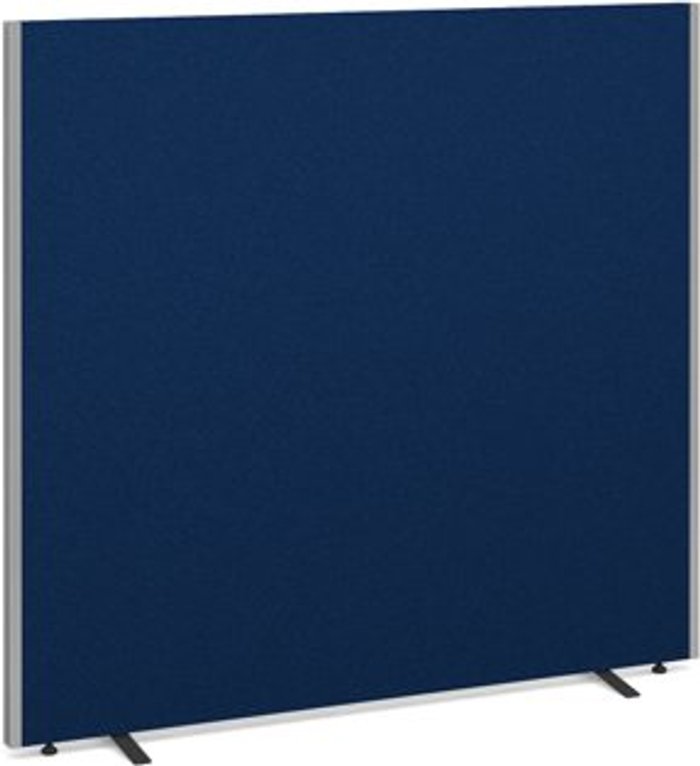 Office Monster | Dams Floor standing fabric screen 1500mm high x 1600mm wide - blue Dams Floor standing fabric screen 1500mm high x 1600mm wide - blue
