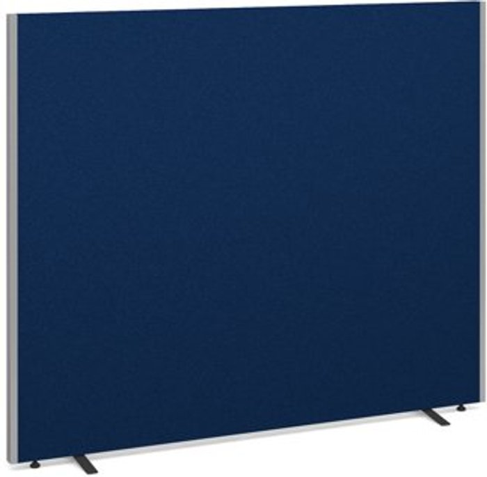 Office Monster | Dams Floor standing fabric screen 1500mm high x 1800mm wide - blue Dams Floor standing fabric screen 1500mm high x 1800mm wide - blue