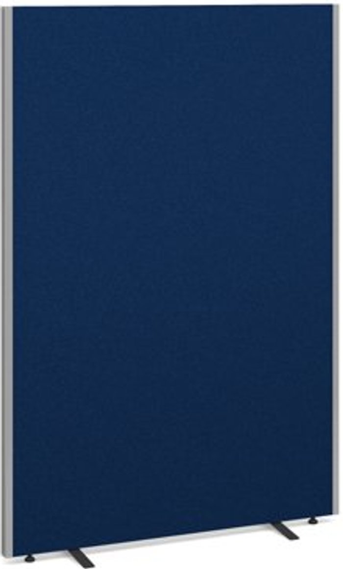 Office Monster | Dams Floor standing fabric screen 1800mm high x 1200mm wide - blue Dams Floor standing fabric screen 1800mm high x 1200mm wide - blue