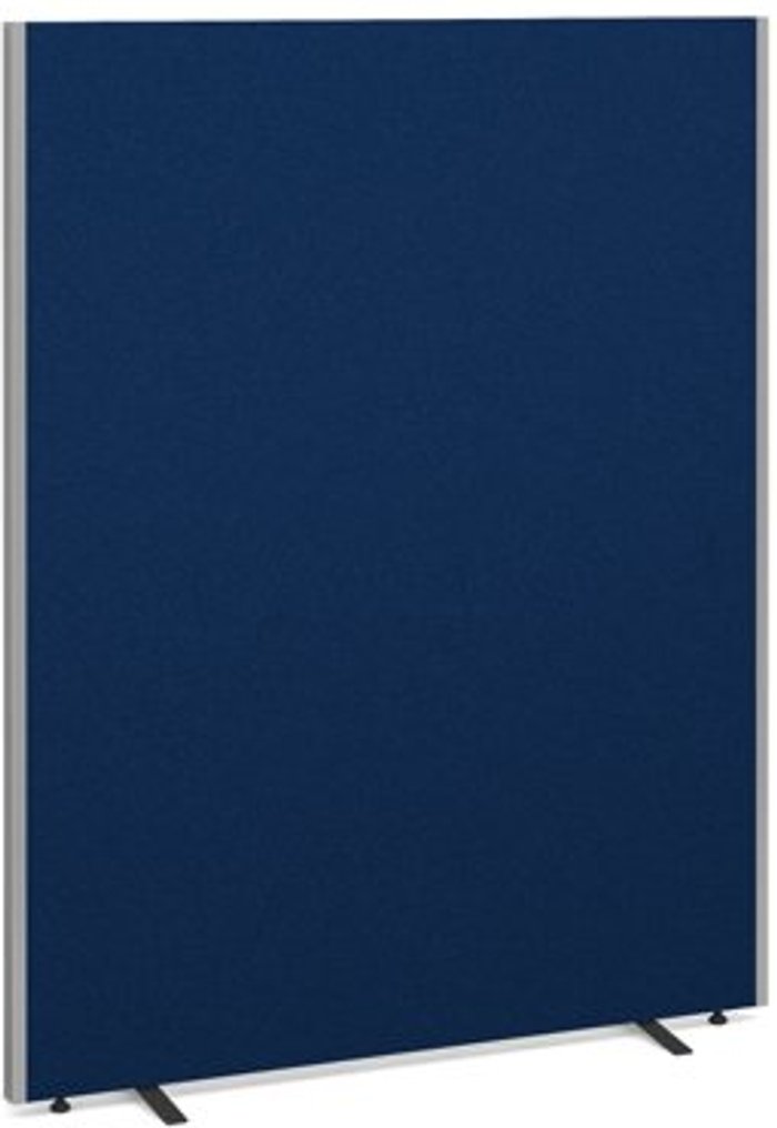 Office Monster | Dams Floor standing fabric screen 1800mm high x 1400mm wide - blue Dams Floor standing fabric screen 1800mm high x 1400mm wide - blue