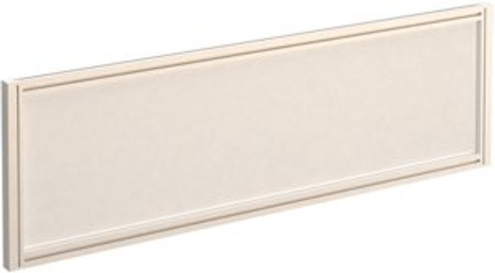 Office Monster | Dams Straight glazed desktop screen 1200mm x 380mm - polar white with white aluminium frame Dams Straight glazed desktop screen 1200mm x 380mm - polar white with white aluminium frame