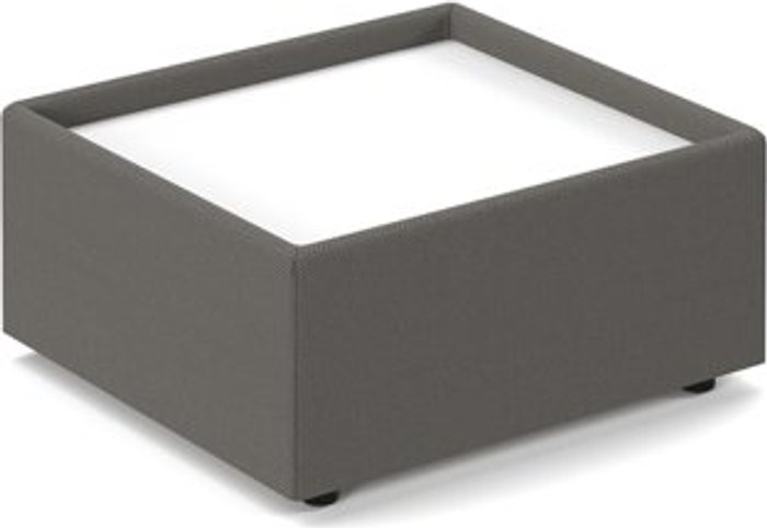 Office Monster | Alto Alto modular reception seating wooden table - white top with present grey base Alto Alto modular reception seating wooden table - white top with present grey base