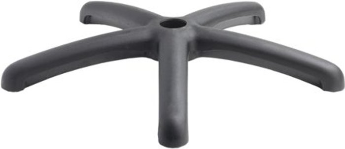 Office Monster | Dams Nylon 5 star base 635m - black Dams Nylon 5 star base 635m - black