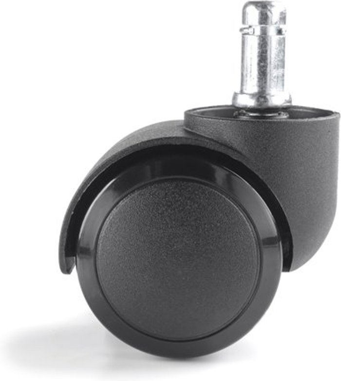 Office Monster | Dams Soft edge castor (pack of 5) 50mm - black Dams Soft edge castor (pack of 5) 50mm - black
