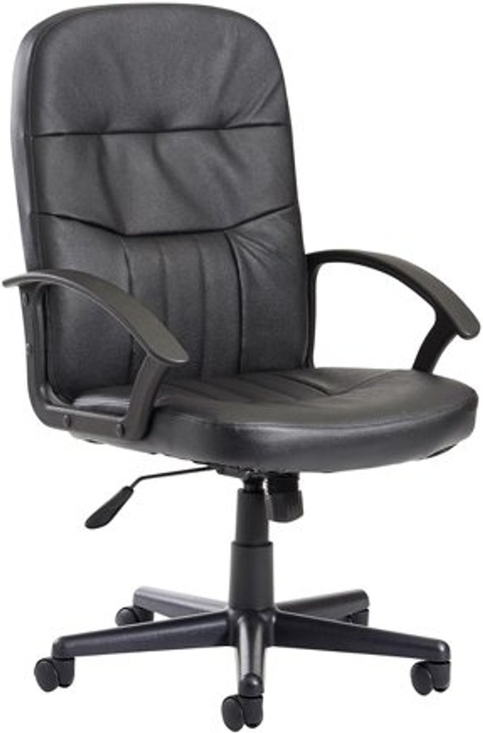 Office Monster | Cavalier Cavalier managers chair - black leather faced Cavalier Cavalier managers chair - black leather faced