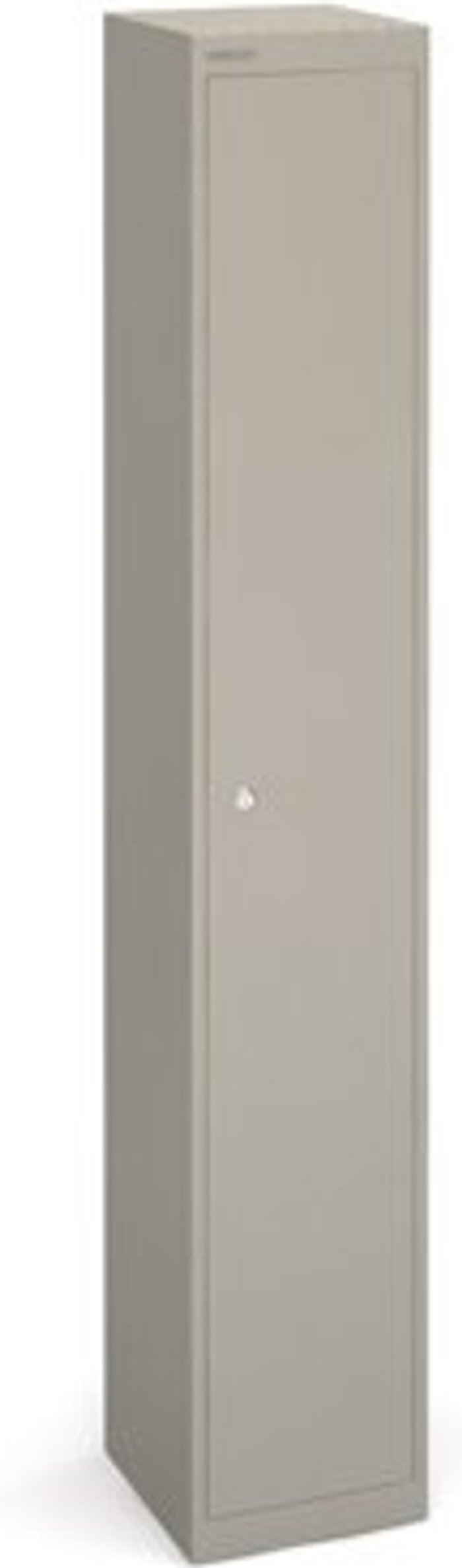 Office Monster | Bisley Bisley lockers with 1 door 305mm deep - grey Bisley Bisley lockers with 1 door 305mm deep - grey