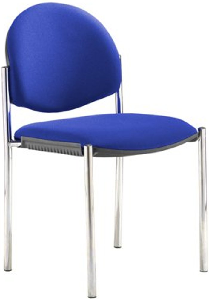 Office Monster | Coda Coda multi purpose chair, no arms, blue fabric Coda Coda multi purpose chair, no arms, blue fabric