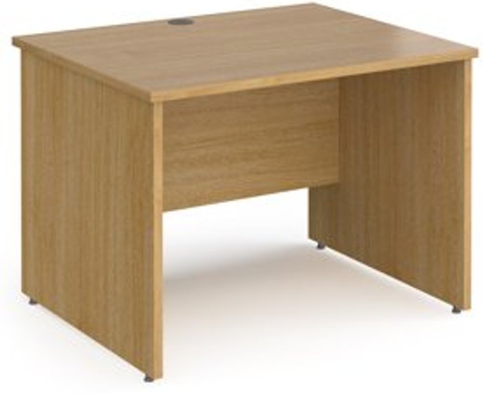 Office Monster | Contract 25 Office Desk | Rectangular Desk 1000mm Panel End Leg | Oak Tops | 800mm Depth | Contract 25 Contract 25 Office Desk | Rectangular Desk 1000mm Panel End Leg | Oak Tops | 800mm Depth | Contract 25