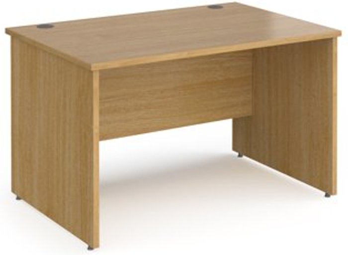 Office Monster | Contract 25 Office Desk | Rectangular Desk 1200mm Panel End Leg | Oak Tops | 800mm Depth | Contract 25 Contract 25 Office Desk | Rectangular Desk 1200mm Panel End Leg | Oak Tops | 800mm Depth | Contract 25