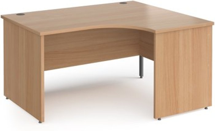 Office Monster | Contract 25 Office Desk | Right Hand Corner Desk 1400mm | Beech Top With Graphite Frame | 800mm Depth | Contract 25 Contract 25 Office Desk | Right Hand Corner Desk 1400mm | Beech Top With Graphite Frame | 800mm Depth | Contract 25