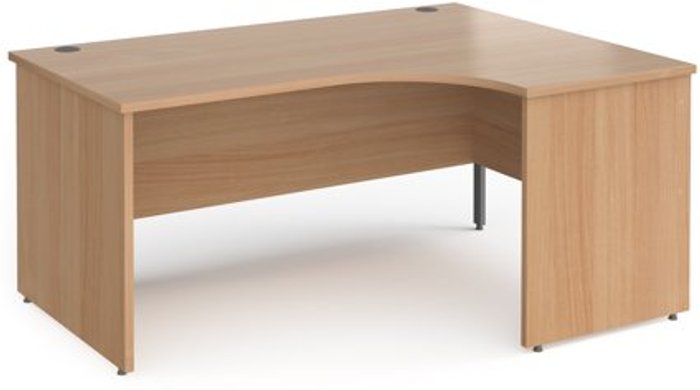 Office Monster | Contract 25 Office Desk | Right Hand Corner Desk 1600mm | Beech Top With Graphite Frame | 800mm Depth | Contract 25 Contract 25 Office Desk | Right Hand Corner Desk 1600mm | Beech Top With Graphite Frame | 800mm Depth | Contract 25
