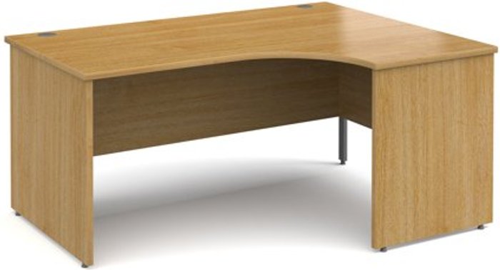Office Monster | Contract 25 Office Desk | Right Hand Corner Desk 1600mm | Oak Top With Graphite Frame | 800mm Depth | Contract 25 Contract 25 Office Desk | Right Hand Corner Desk 1600mm | Oak Top With Graphite Frame | 800mm Depth | Contract 25