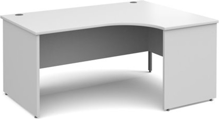 Office Monster | Contract 25 Office Desk | Right Hand Corner Desk 1600mm | White Top With Graphite Frame | 800mm Depth | Contract 25 Contract 25 Office Desk | Right Hand Corner Desk 1600mm | White Top With Graphite Frame | 800mm Depth | Contract 25