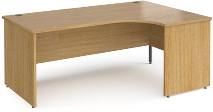 Office Monster | Contract 25 Office Desk | Right Hand Corner Desk 1800mm | Oak Top With Graphite Frame | 800mm Depth | Contract 25 Contract 25 Office Desk | Right Hand Corner Desk 1800mm | Oak Top With Graphite Frame | 800mm Depth | Contract 25