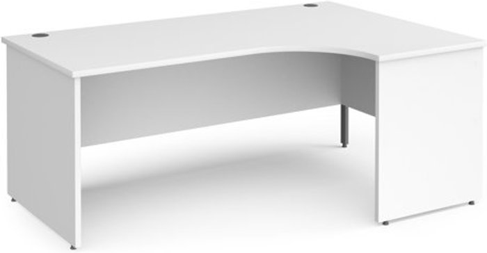 Office Monster | Contract 25 Office Desk | Right Hand Corner Desk 1800mm | White Top With Graphite Frame | 800mm Depth | Contract 25 Contract 25 Office Desk | Right Hand Corner Desk 1800mm | White Top With Graphite Frame | 800mm Depth | Contract 25