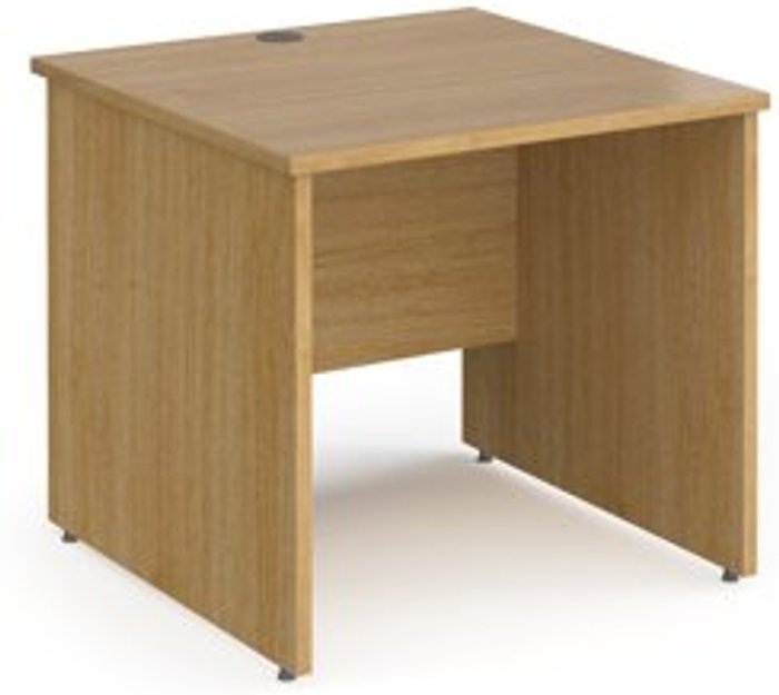 Office Monster | Contract 25 Office Desk | Rectangular Desk 800mm Panel End Leg | Oak Tops | 800mm Depth | Contract 25 Contract 25 Office Desk | Rectangular Desk 800mm Panel End Leg | Oak Tops | 800mm Depth | Contract 25