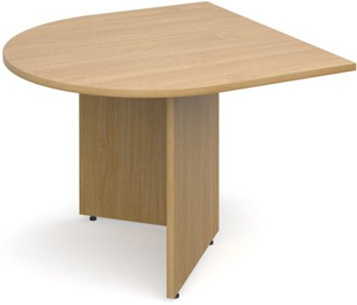 Office Monster | Dams Arrow head leg radial extension table 1000mm x 1000mm - oak Dams Arrow head leg radial extension table 1000mm x 1000mm - oak