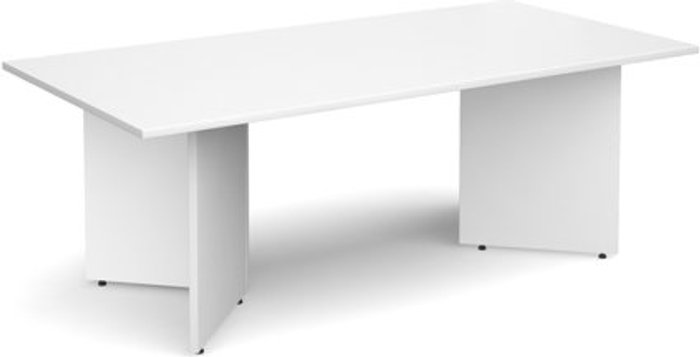 Office Monster | Dams Arrow head leg rectangular boardroom table 2000mm x 1000mm - white Dams Arrow head leg rectangular boardroom table 2000mm x 1000mm - white
