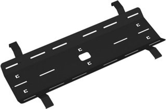 Office Monster | Adapt Double drop down cable tray & bracket for Adapt and Fuze desks 1200mm - black Adapt Double drop down cable tray & bracket for Adapt and Fuze desks 1200mm - black