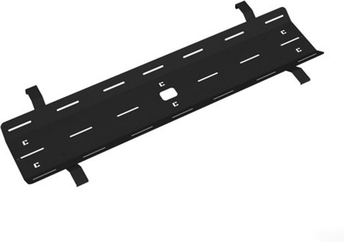 Office Monster | Adapt Double drop down cable tray & bracket for Adapt and Fuze desks 1600mm - black Adapt Double drop down cable tray & bracket for Adapt and Fuze desks 1600mm - black