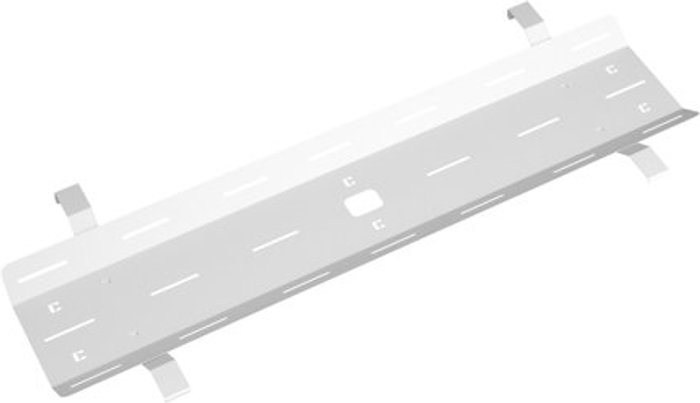 Office Monster | Adapt Double drop down cable tray & bracket for Adapt and Fuze desks 1600mm - white Adapt Double drop down cable tray & bracket for Adapt and Fuze desks 1600mm - white