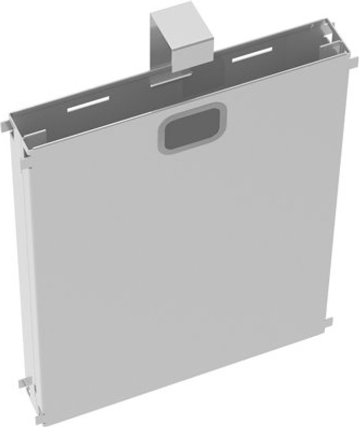 Office Monster | Adapt Adapt mass vertical cable riser for intermediate bench leg - silver Adapt Adapt mass vertical cable riser for intermediate bench leg - silver