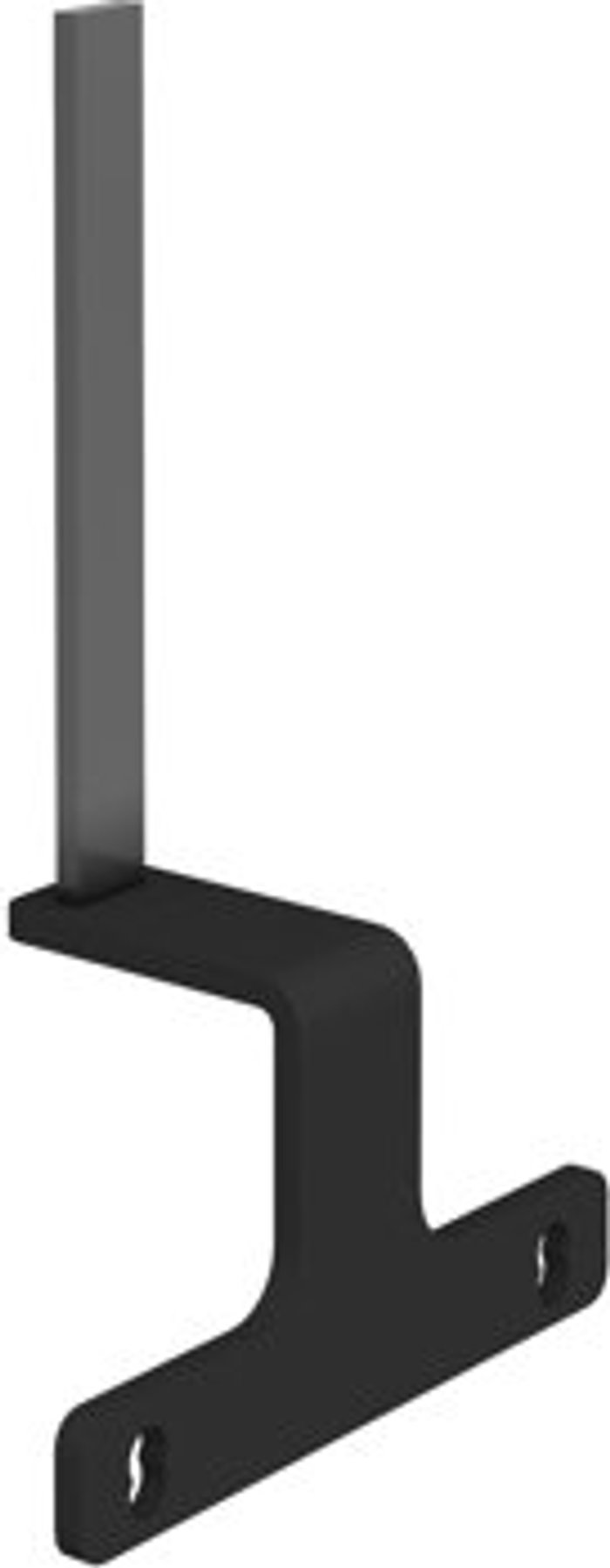 Office Monster | Dams Screen bracket for the ends of back to back Adapt and Fuze desks - black Dams Screen bracket for the ends of back to back Adapt and Fuze desks - black