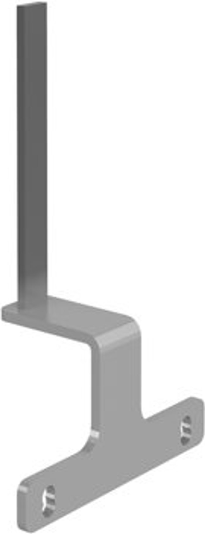 Office Monster | Dams Screen bracket for the ends of back to back Adapt and Fuze desks - silver Dams Screen bracket for the ends of back to back Adapt and Fuze desks - silver