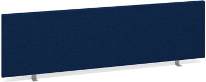 Office Monster | Dams Straight desktop fabric screen 1400mm x 400mm - blue Dams Straight desktop fabric screen 1400mm x 400mm - blue
