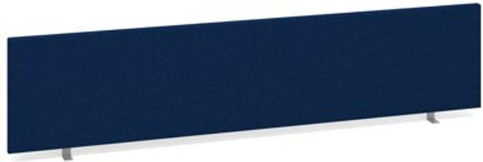 Office Monster | Dams Straight desktop fabric screen 1800mm x 400mm - blue Dams Straight desktop fabric screen 1800mm x 400mm - blue