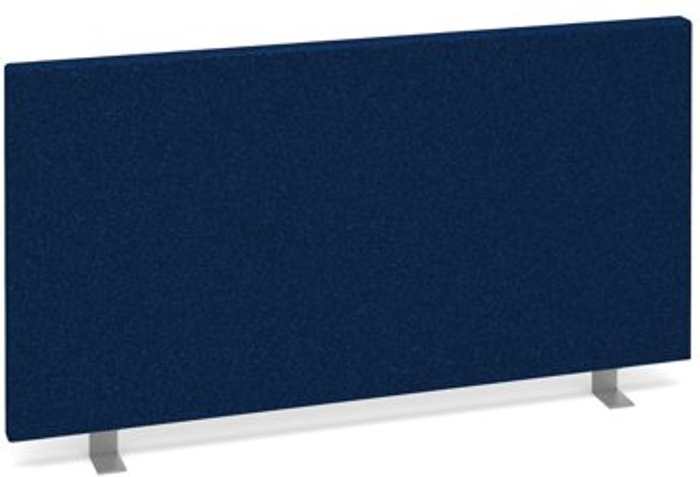 Office Monster | Dams Straight desktop fabric screen 800mm x 400mm - blue Dams Straight desktop fabric screen 800mm x 400mm - blue