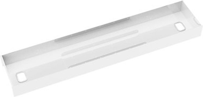 Office Monster | Elev8 Elev8 lower cable channel with cover for back-to-back 1200mm desks - white Elev8 Elev8 lower cable channel with cover for back-to-back 1200mm desks - white