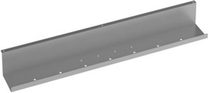 Office Monster | Elev8 Elev8 upper cable channel 800mm wide for single desks - silver Elev8 Elev8 upper cable channel 800mm wide for single desks - silver