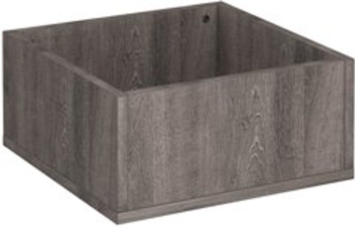 Office Monster | Flux Flux modular storage single wooden planter box - grey oak Flux Flux modular storage single wooden planter box - grey oak