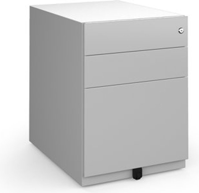 Office Monster | Bisley Bisley wide steel pedestal 420mm wide - silver (Made-to-order 4 - 6 week lead time) Bisley Bisley wide steel pedestal 420mm wide - silver (Made-to-order 4 - 6 week lead time)