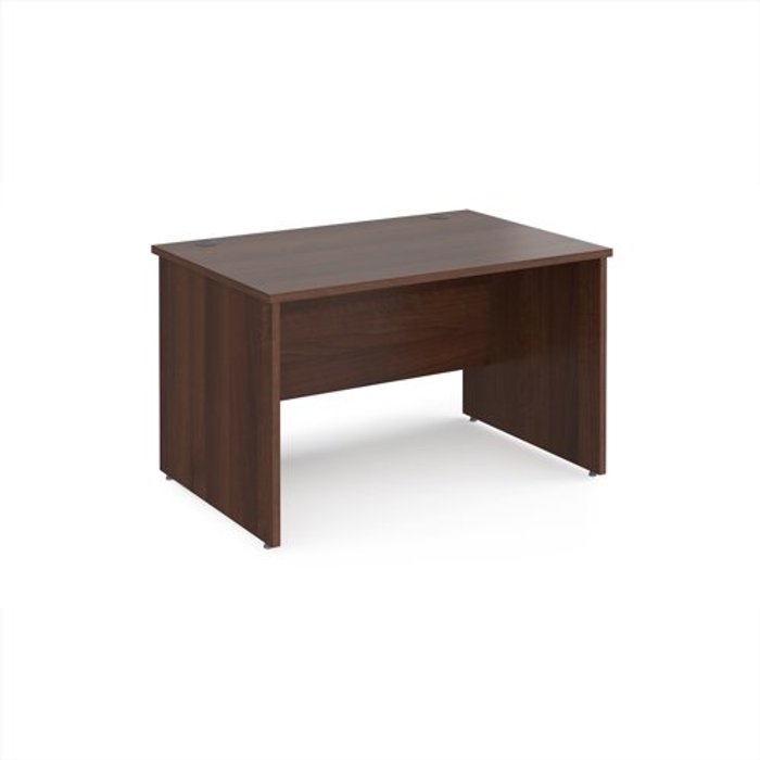 Office Monster | Maestro 25 Office Desk | Rectangular Desk 1200mm Panel End Leg | Walnut Tops | 800mm Depth | Maestro 25 Maestro 25 Office Desk | Rectangular Desk 1200mm Panel End Leg | Walnut Tops | 800mm Depth | Maestro 25