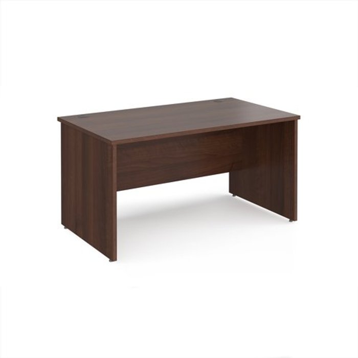 Office Monster | Maestro 25 Office Desk | Rectangular Desk 1400mm Panel End Leg | Walnut Tops | 800mm Depth | Maestro 25 Maestro 25 Office Desk | Rectangular Desk 1400mm Panel End Leg | Walnut Tops | 800mm Depth | Maestro 25