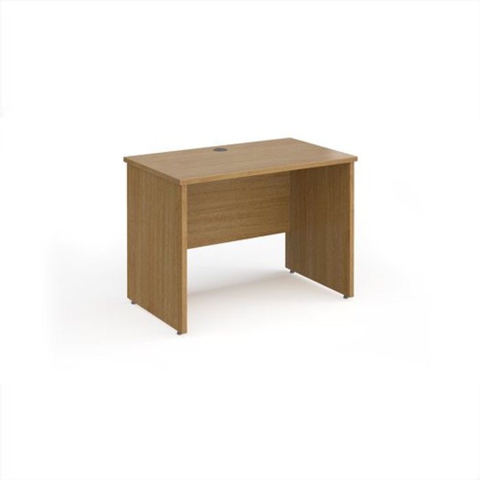 Office Monster | Maestro 25 Office Desk | Rectangular Desk 1000mm Panel End Leg | Oak Tops | 600mm Depth | Maestro 25 Maestro 25 Office Desk | Rectangular Desk 1000mm Panel End Leg | Oak Tops | 600mm Depth | Maestro 25