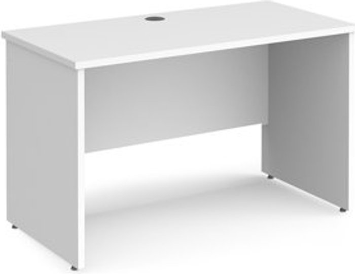 Office Monster | Maestro 25 Office Desk | Rectangular Desk 1200mm Panel End Leg | White Tops | 600mm Depth | Maestro 25 Maestro 25 Office Desk | Rectangular Desk 1200mm Panel End Leg | White Tops | 600mm Depth | Maestro 25