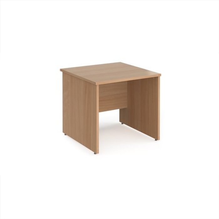Office Monster | Maestro 25 Office Desk | Rectangular Desk 800mm Panel End Leg | Beech Tops | 800mm Depth | Maestro 25 Maestro 25 Office Desk | Rectangular Desk 800mm Panel End Leg | Beech Tops | 800mm Depth | Maestro 25